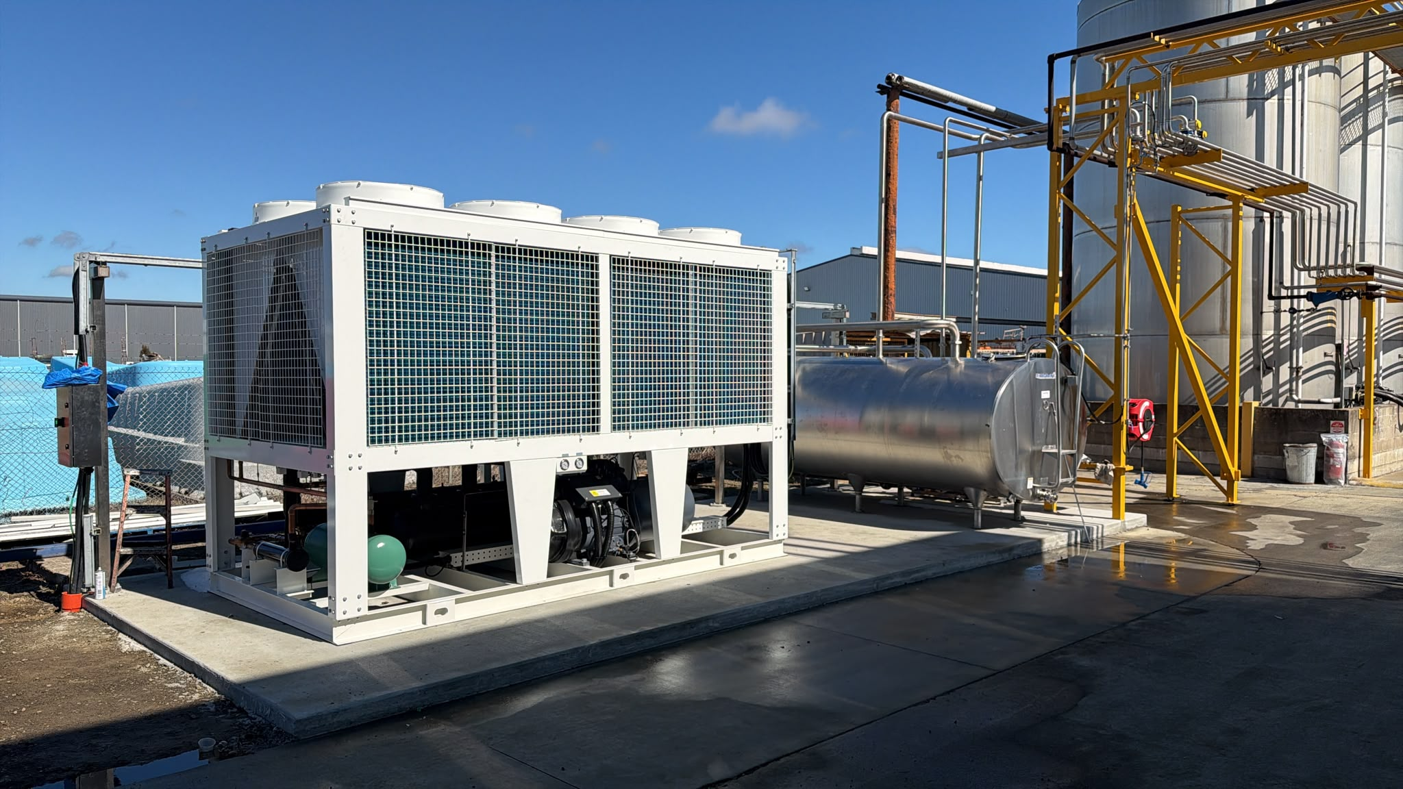 Air Cooled Screw Chiller Factor: Hisurp Air Cooled Screw Chiller Project vellykket levert til Australia